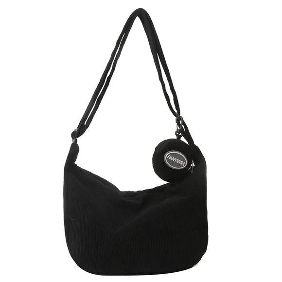 Corduroy Crossbody Bag Small Tote Bag Shoulder Handbag Adjustable Mini :| - Picture 1 of 5